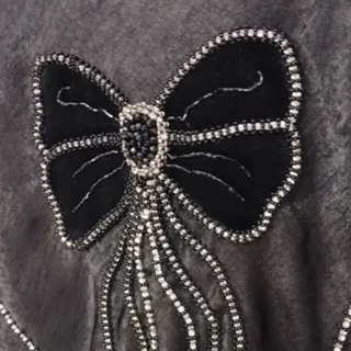 روسری مشکی جواهر دوزی شده