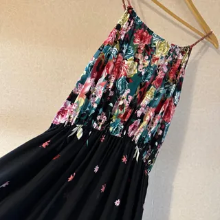 پیراهن نخی ساحلی