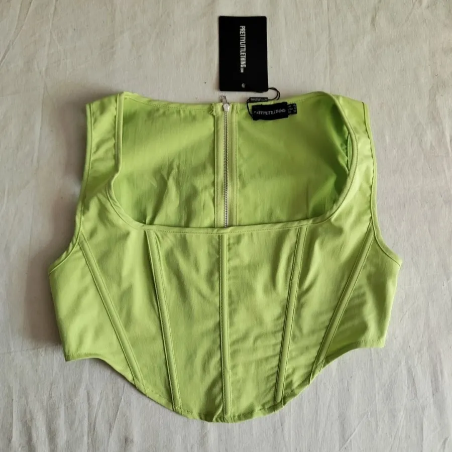 کرپ تاپ نیم تنه سبز