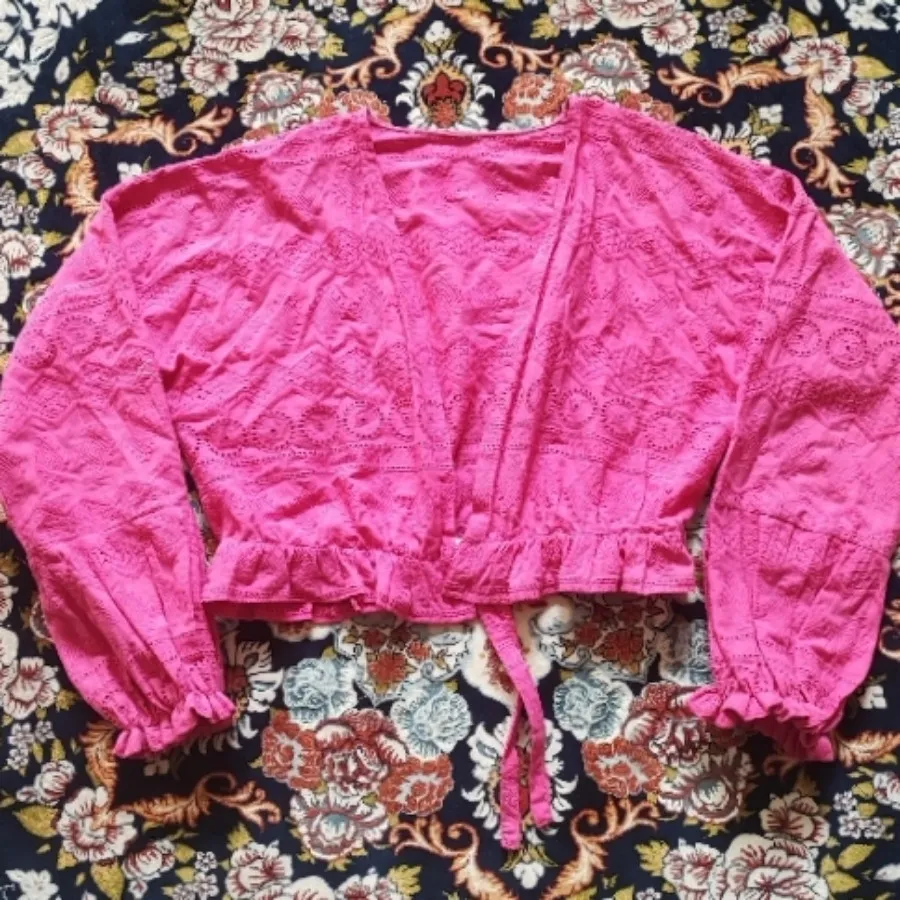 کت کراپ خامه دوزی