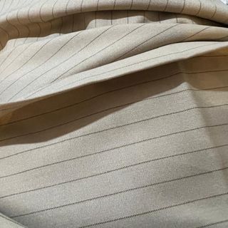 پارچه فاستونی کرم راه راه