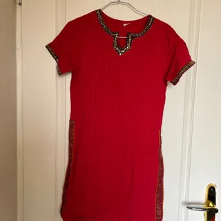 تونیک لینن گلدوزی