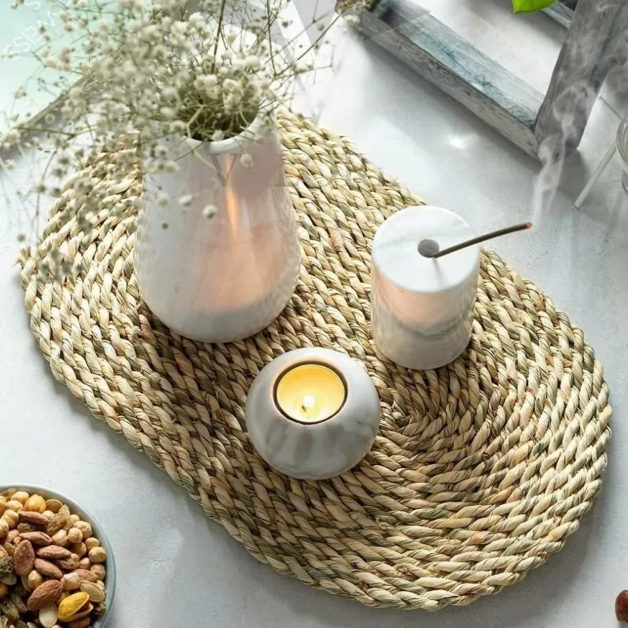 زیربشقابی حصیری