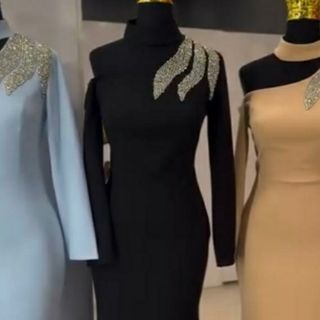 لباس مجلسی بلند چاکدار