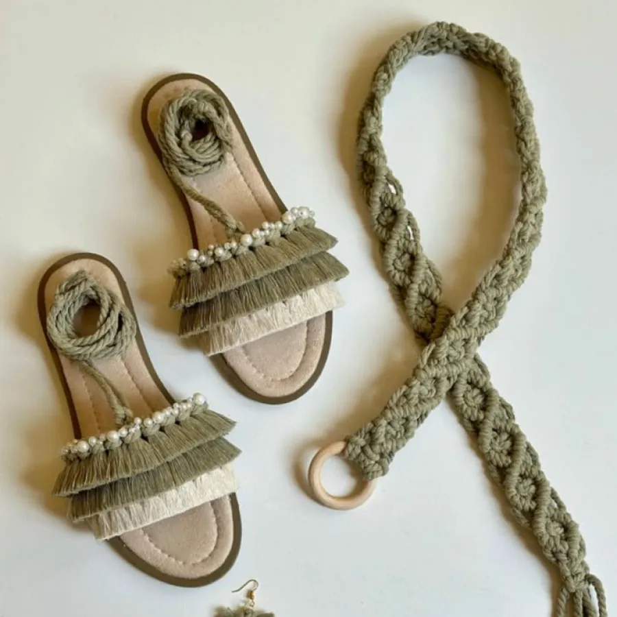 صندل مکرومه