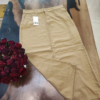 دامن کتان ZARA
