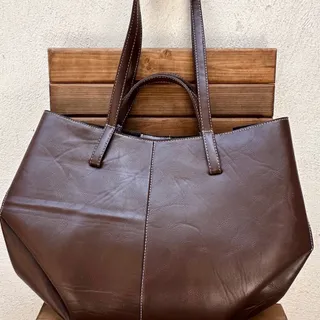 کیف قهوه ای بزرگ