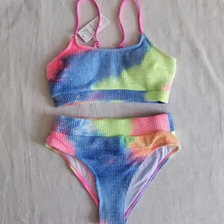 مایو دو تیکه استخر شین