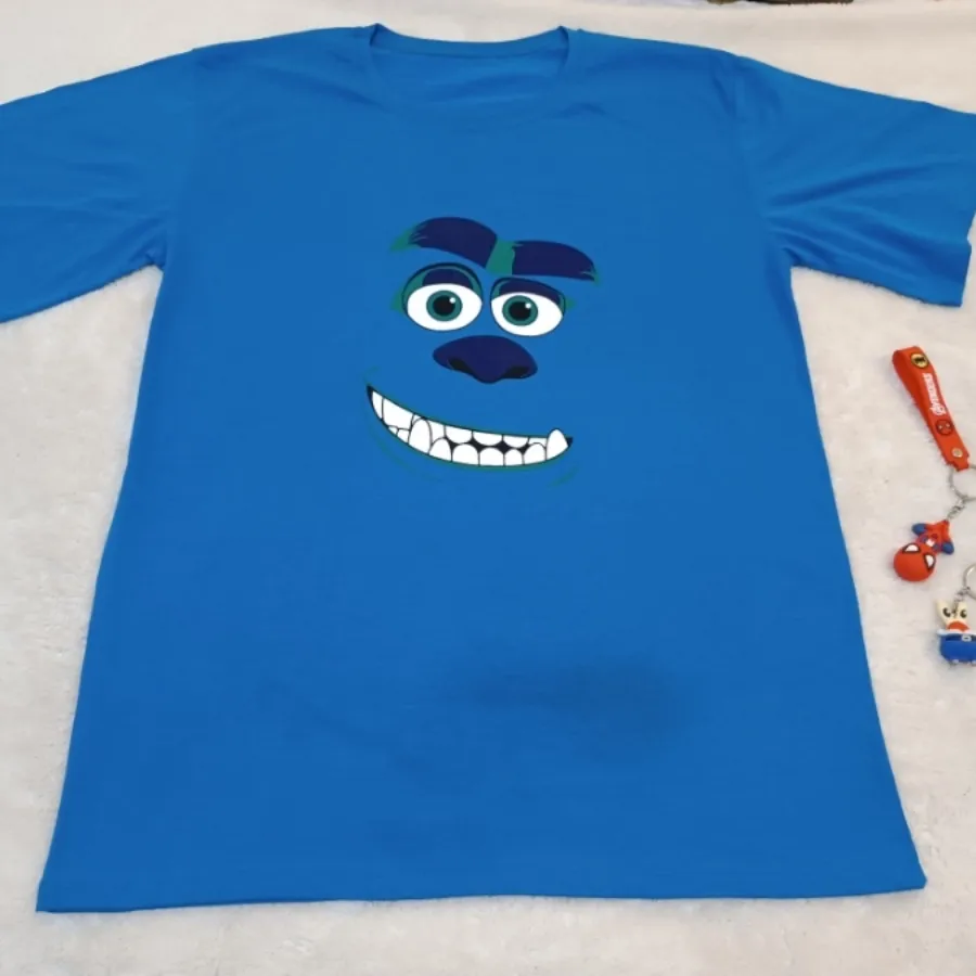 تیشرت نخپنبه لانگ کارتونی