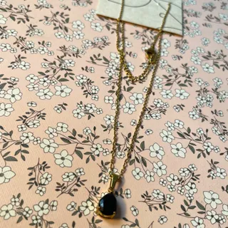 گردنبند سنگ مشکی