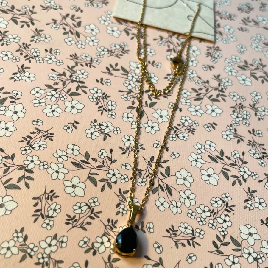 گردنبند سنگ مشکی