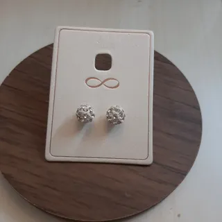 گوشواره مجلسی نگین توپی