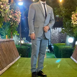 کت و شلوار طوسی