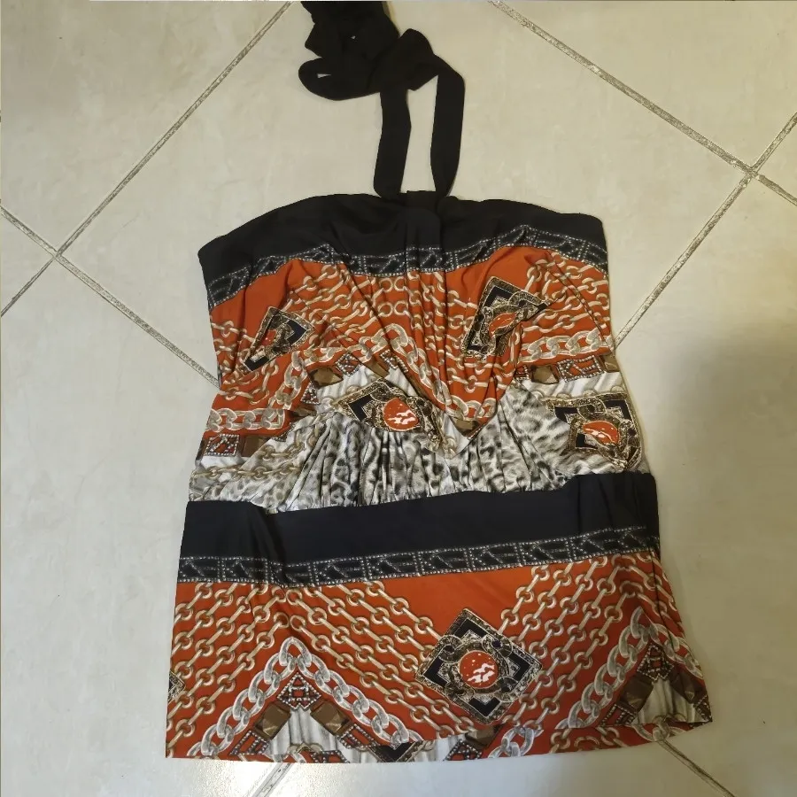 بلوز یقه گره ای گردنی