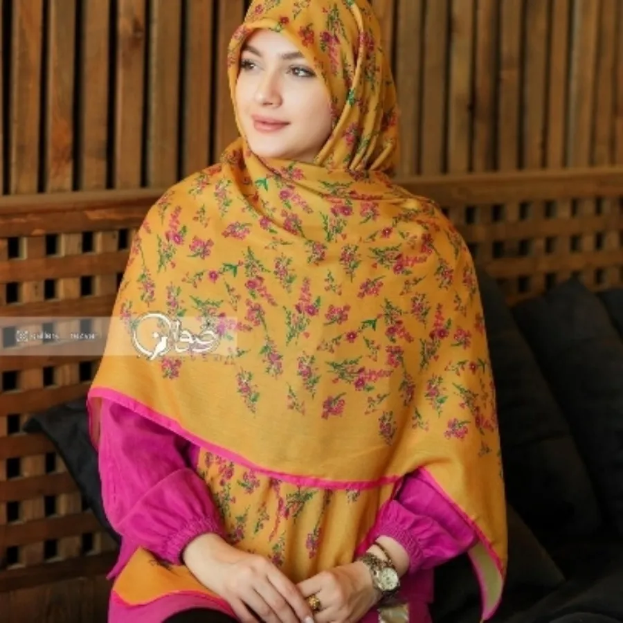 روسری کرپ نخ