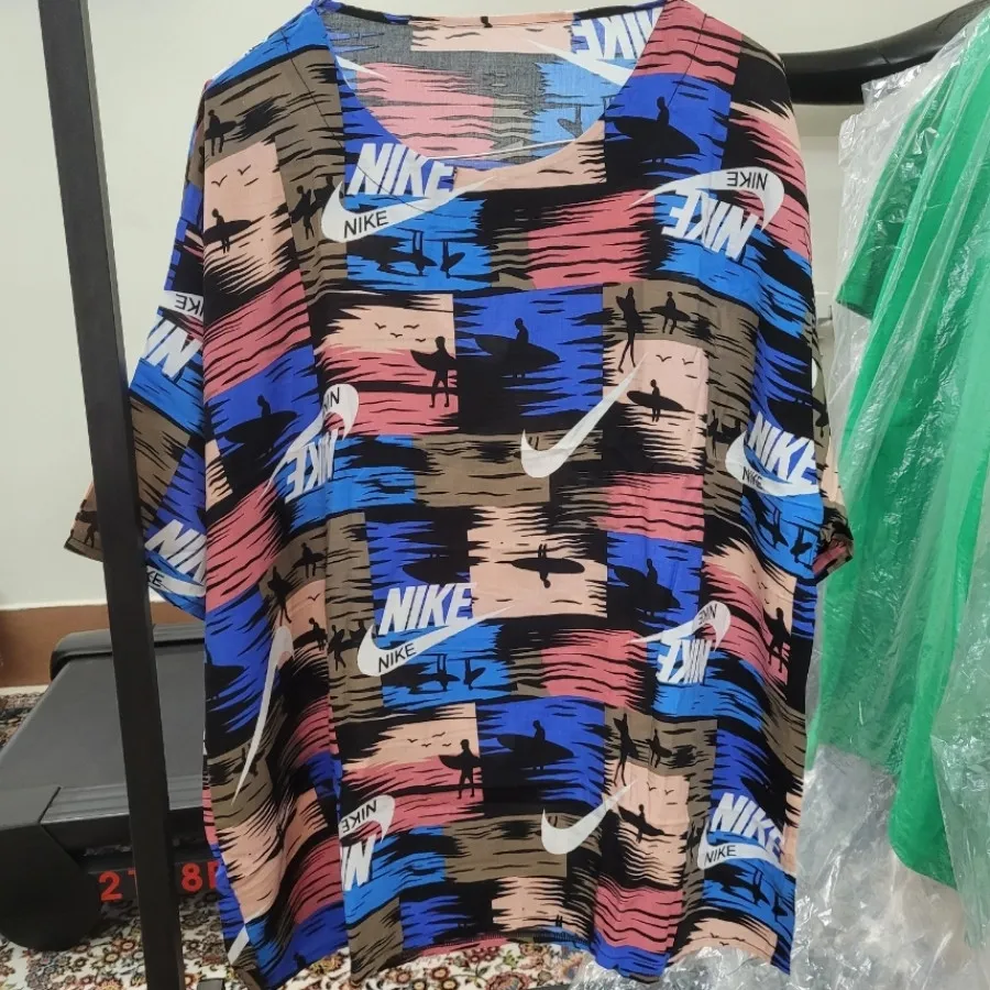 تیشرت نخی باکسی