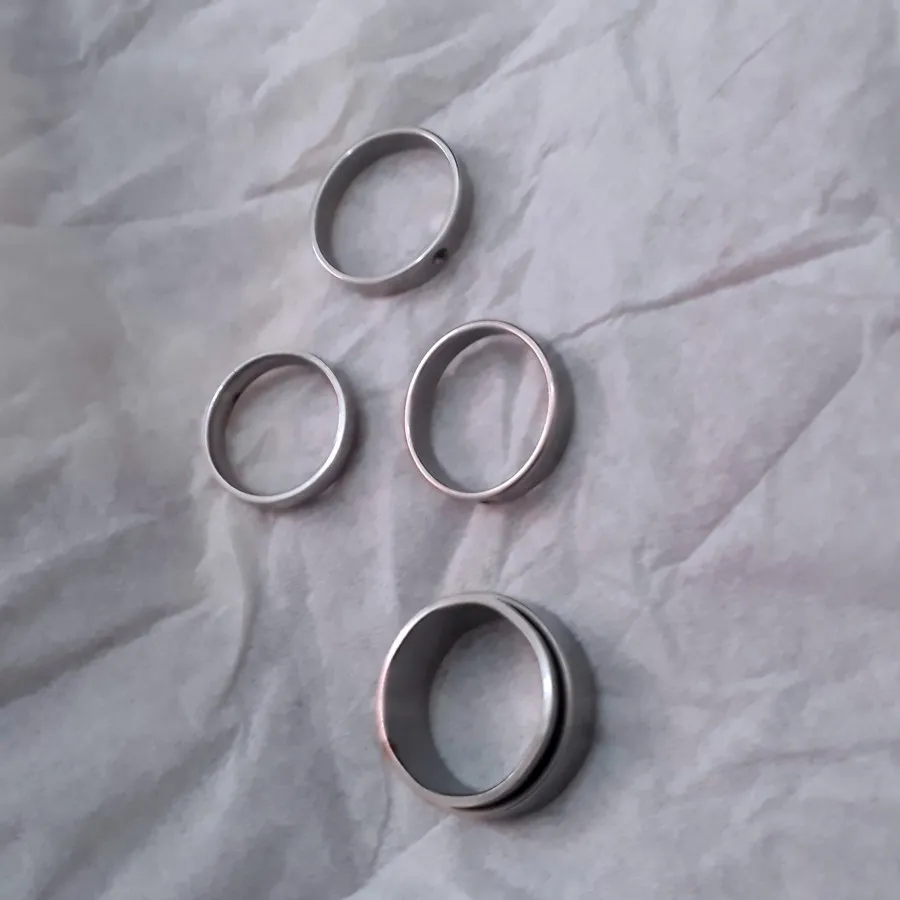 4عدد انگشتر استیل