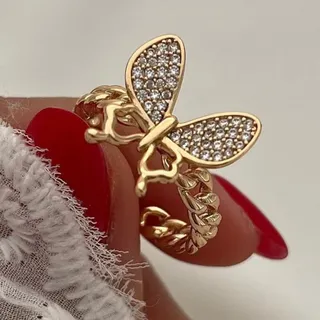 انگشتر شیک رنگ ثابت