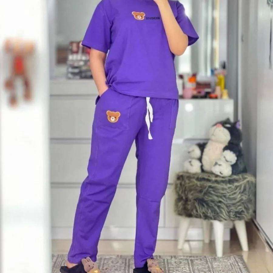 تیشرت و شلوار نخ پنبه