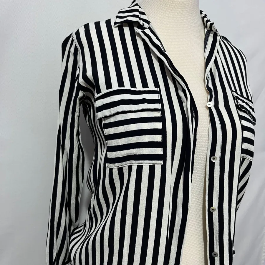 شومیز مانتویی راه راه