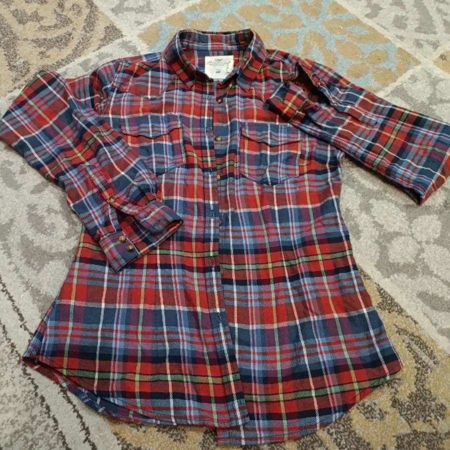 پیراهن چهارخونه hm