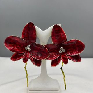 گوشواره میناکاری بزرگ