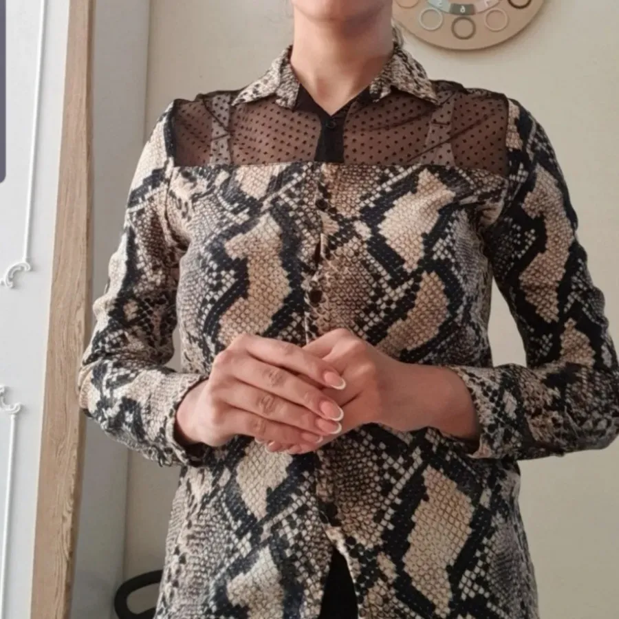 شومیز پوست ماری پلنگی