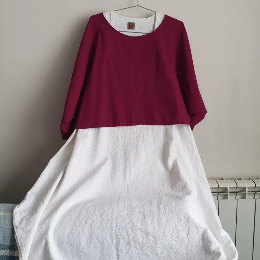 مانتو بلند لینن