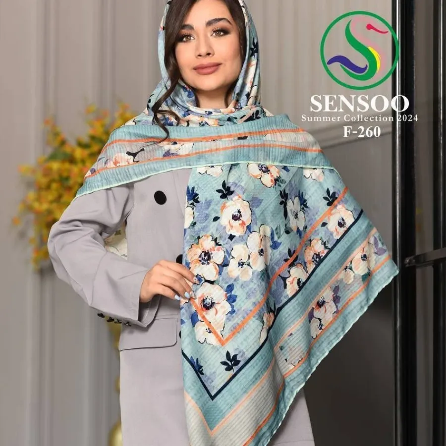 روسری مجلسی دور دستدوز