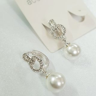 گوشواره نقره ای مرواریدی