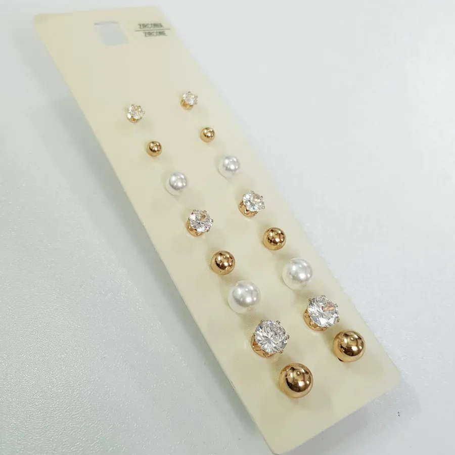 پک گوشواره گلگوش طلایی