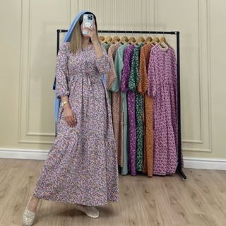 پیراهن ساحلی لاوین /ماکسی