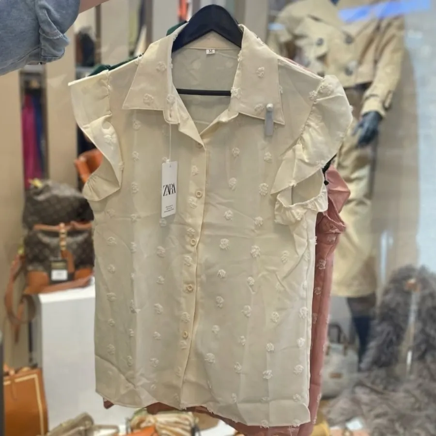 شومیز آستین حلقه ای