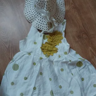 ست پیراهن و کلاه خارجی