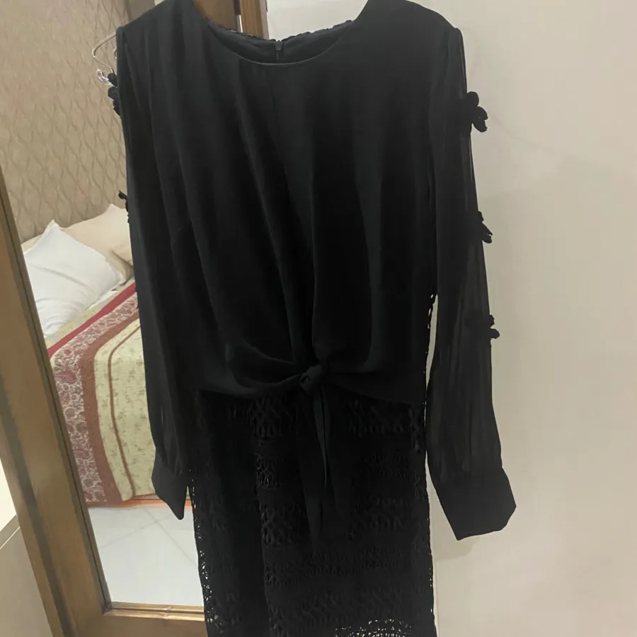 پیراهن گیپور حریر