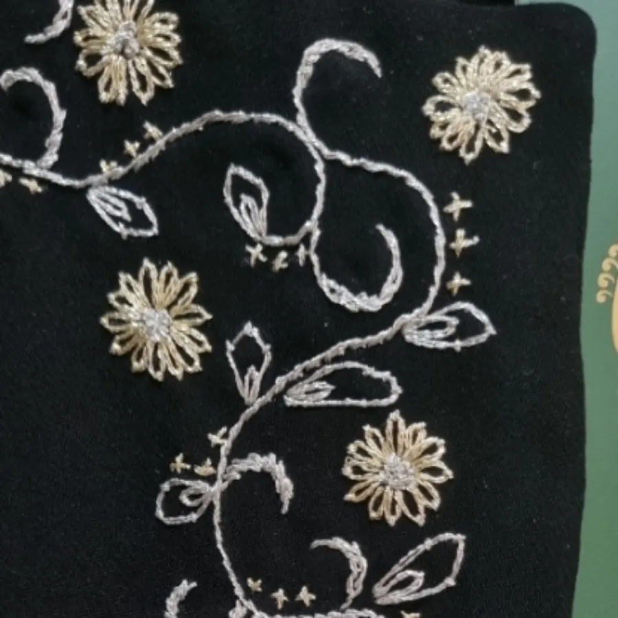 کت کرپ کنزو گلدوزی با دست