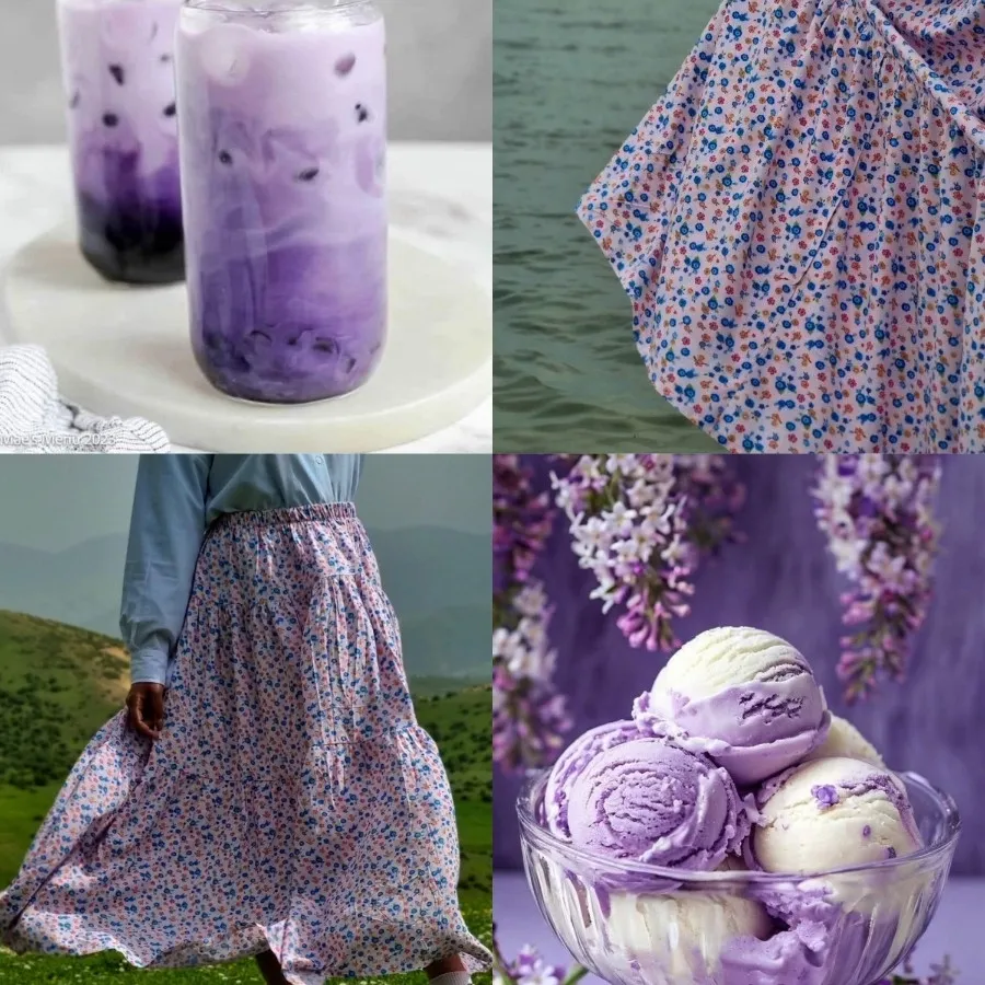 دامن چیندار گلگلی