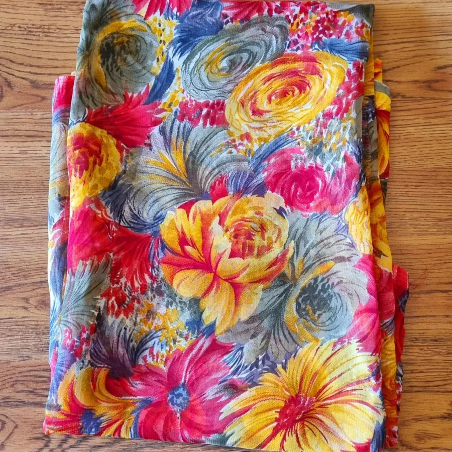 پارچه حریر طرحدار