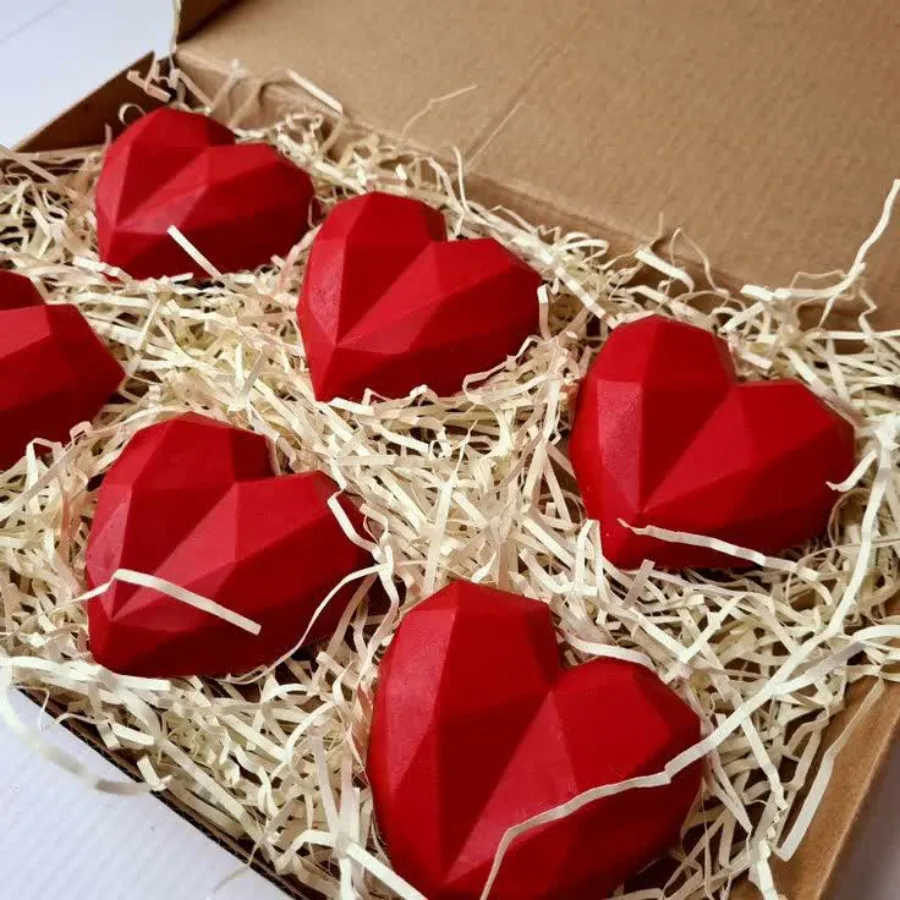 شمع قلب اوریگامی