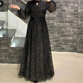 لباس مجلسی طرح اشکی مشکی