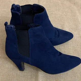 نیمبوت مخمل پاشنه دار