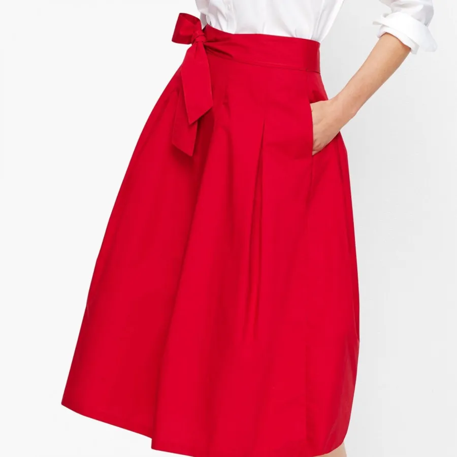 دامن کتان نخ کره ای نو