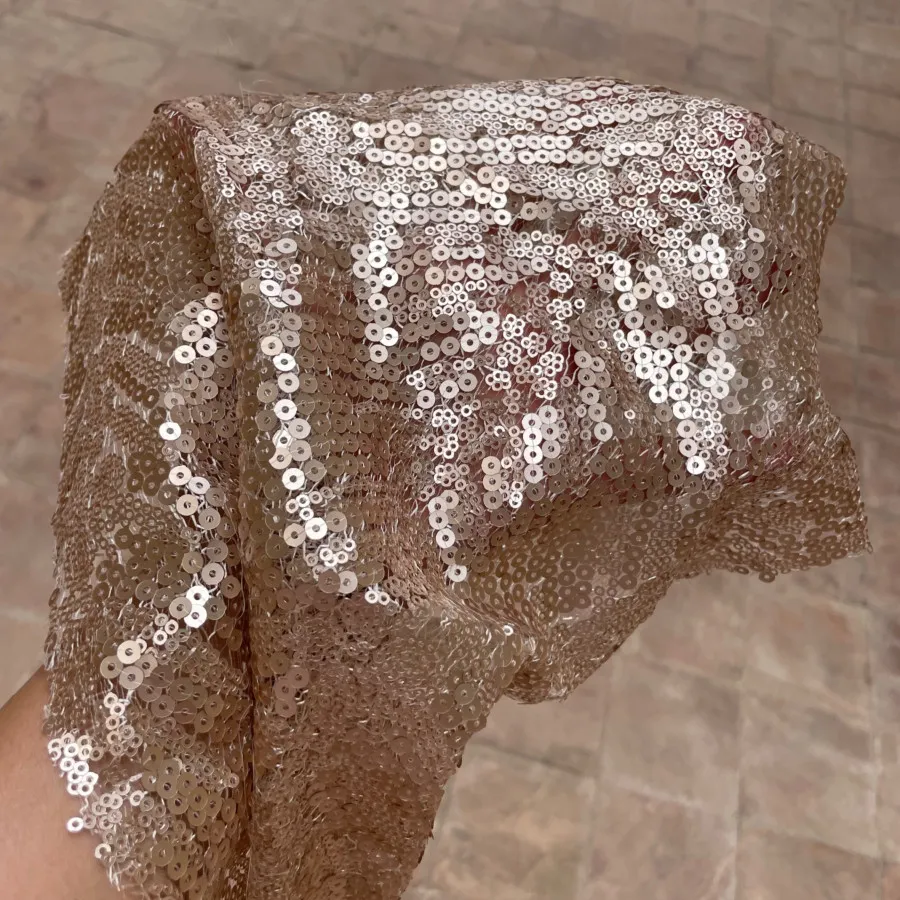 پارچه مجلسی تور پولکی