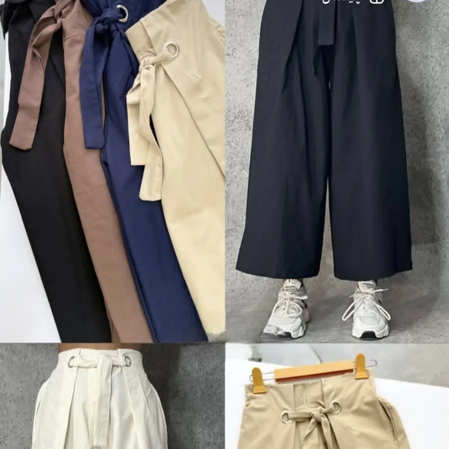 دامن شلواری بگ مشکی