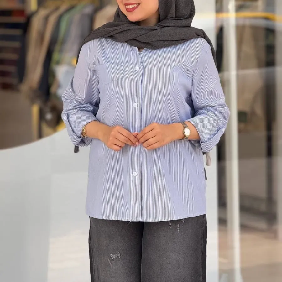 شومیز زنانه راه راه