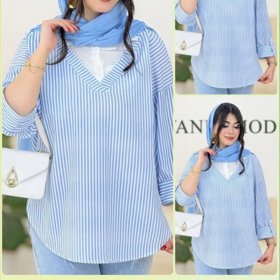 شومیز زنانه یقه سفید