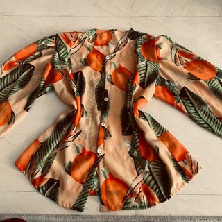 شومیز نارنج پرتقال
