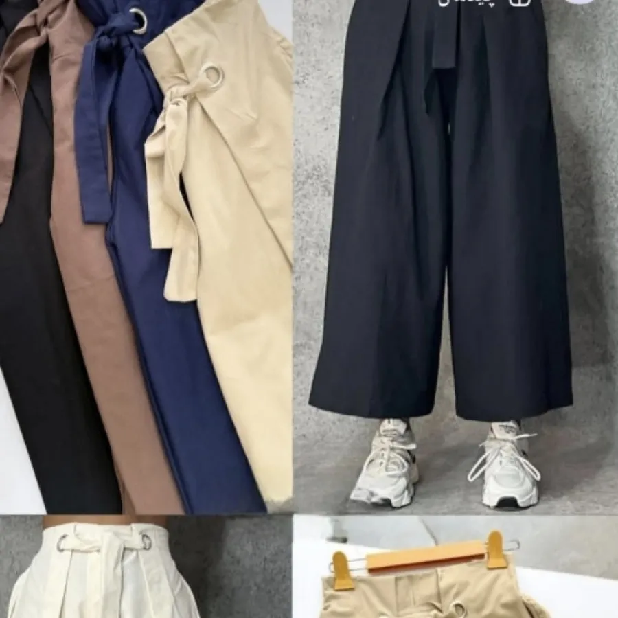 دامن شلواری بگ مشکی