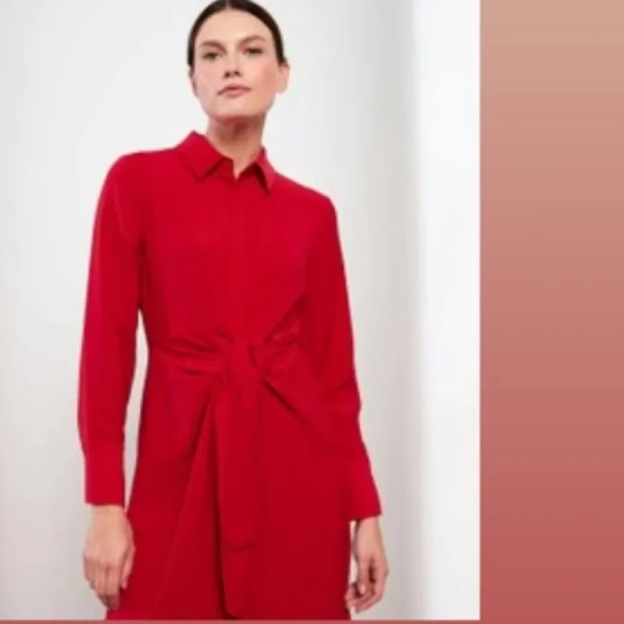 پیراهن حریر کرپ شین