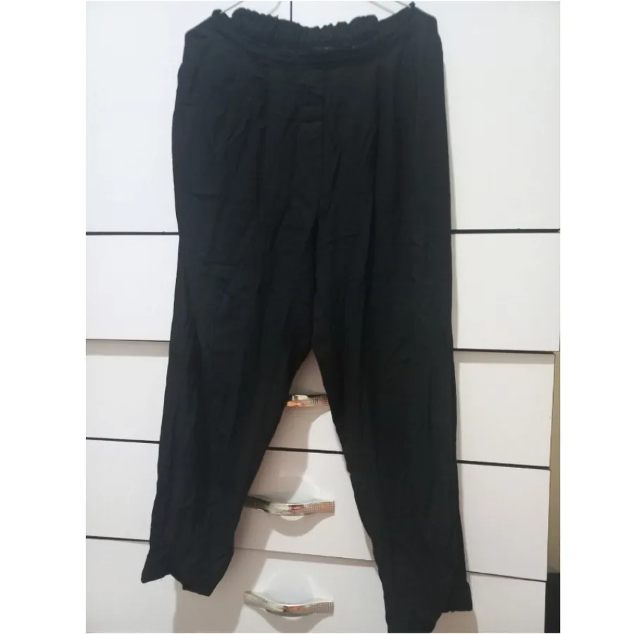 شلوار سمبادی مشکی لنین